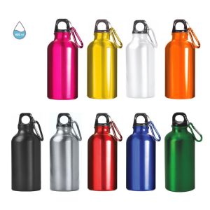 8085 Sidex 400 - Borraccia In Alluminio Con Moschettone